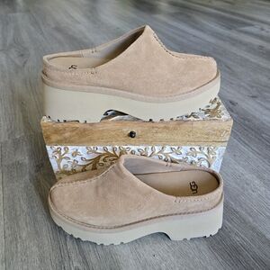 UGG Tan Suede Mules